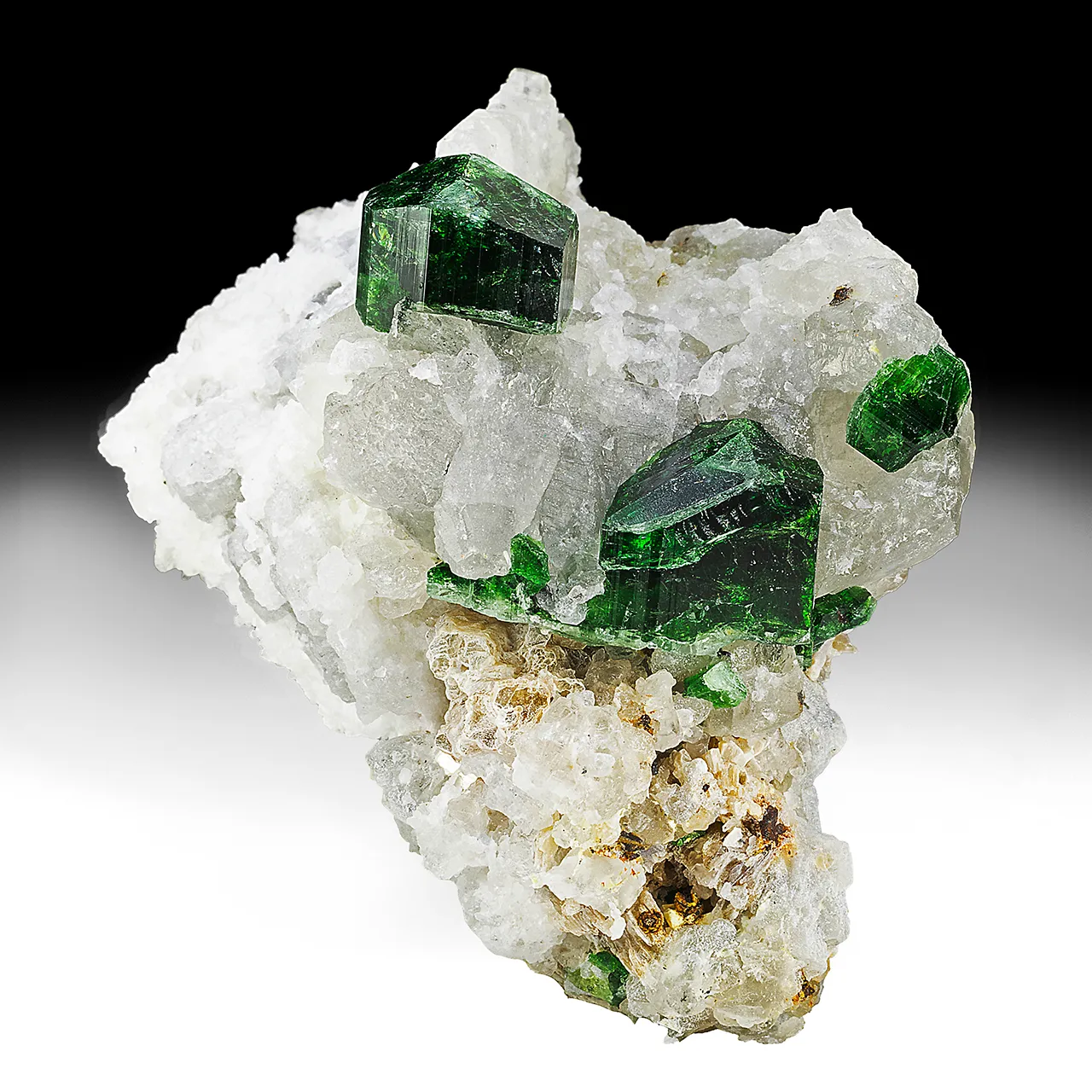 Dravite with Quartz - image 1