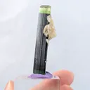 DT Green Tourmaline Crystal with Albite - image 5