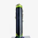 DT Green Tourmaline Crystal with Albite - image 9