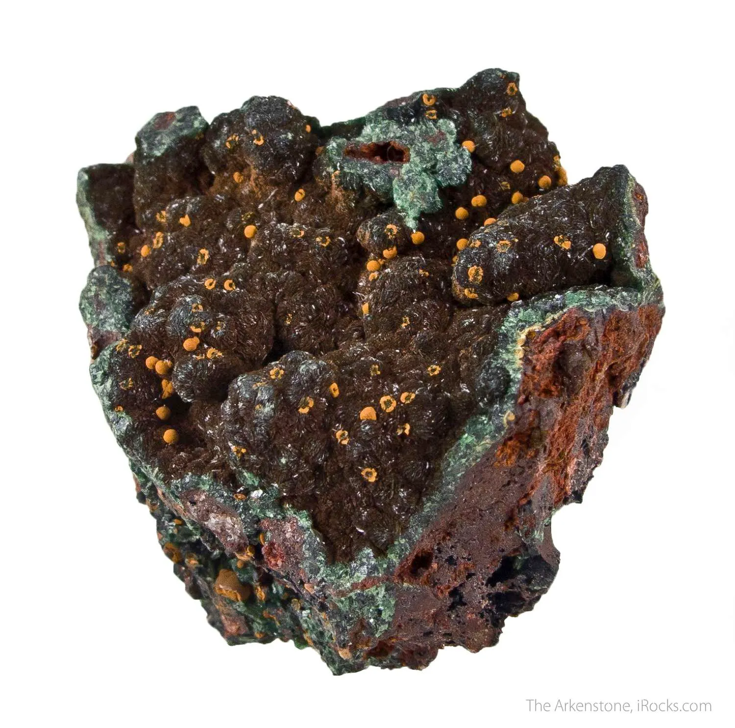 Dufrenite with Chalcosiderite and Chalcophyllite - image 3