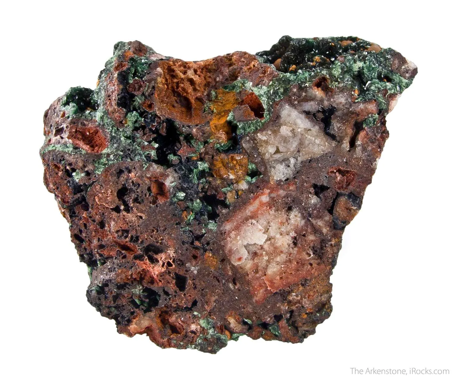 Dufrenite with Chalcosiderite and Chalcophyllite - image 4