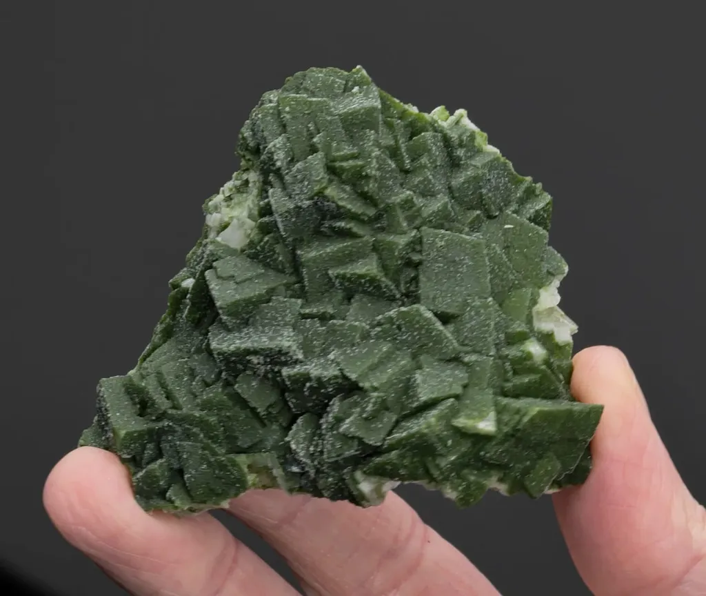 Duftite on Calcite - image 2
