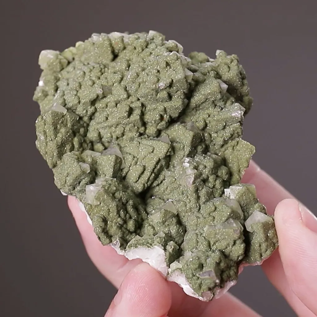 Duftite on Calcite - image 2