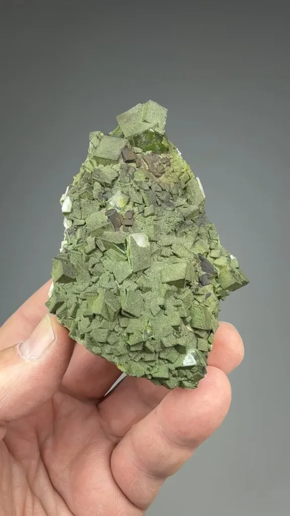 Duftite on Calcite - image 2