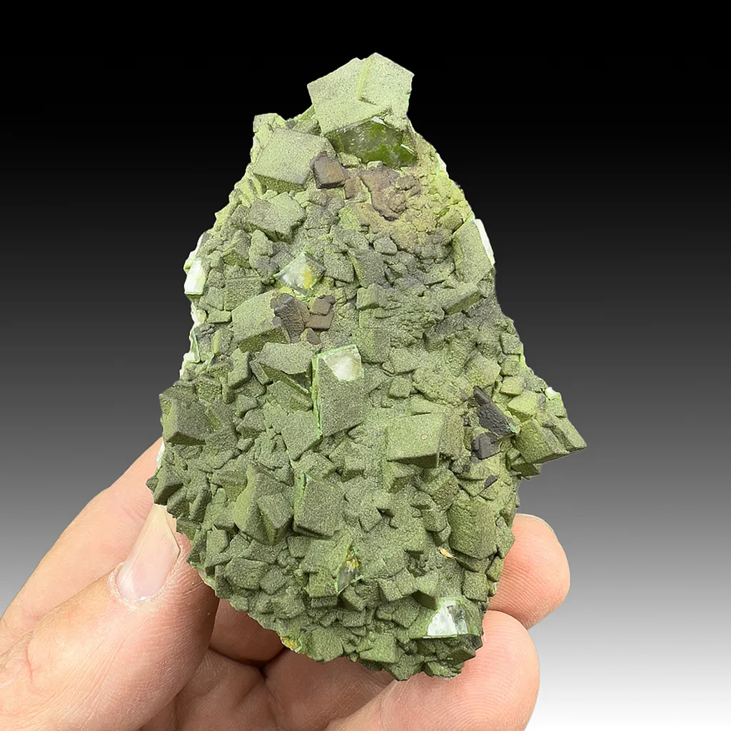 Duftite on Calcite image