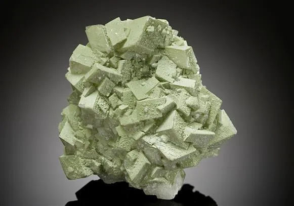 Duftite on Calcite - image 1