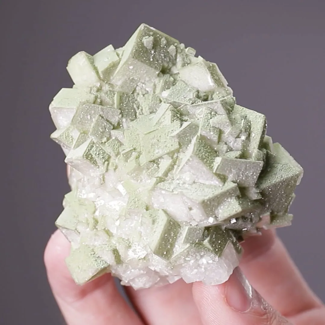 Duftite on Calcite - image 2