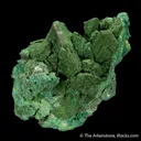 Duftite on Malachite ps. after Azurite - image 3