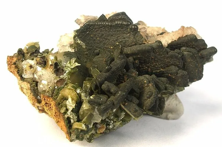 Duftite, Wulfenite, Calcite - image 2