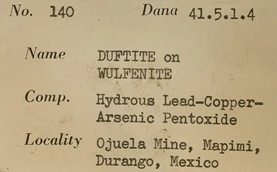 Duftite, Wulfenite, Calcite - image 3