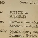 Duftite, Wulfenite, Calcite - image 3