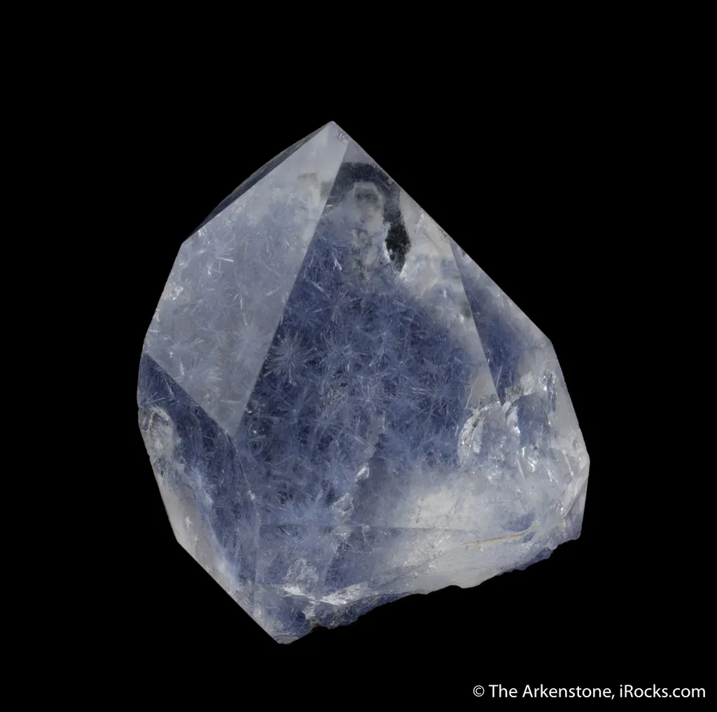 Dumortierite in Quartz image
