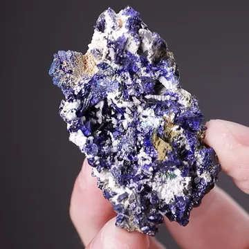 Dundasite with Azurite and Cerussite