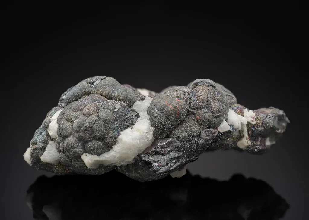 Dyscrasite and Proustite on NATIVE Arsenic image