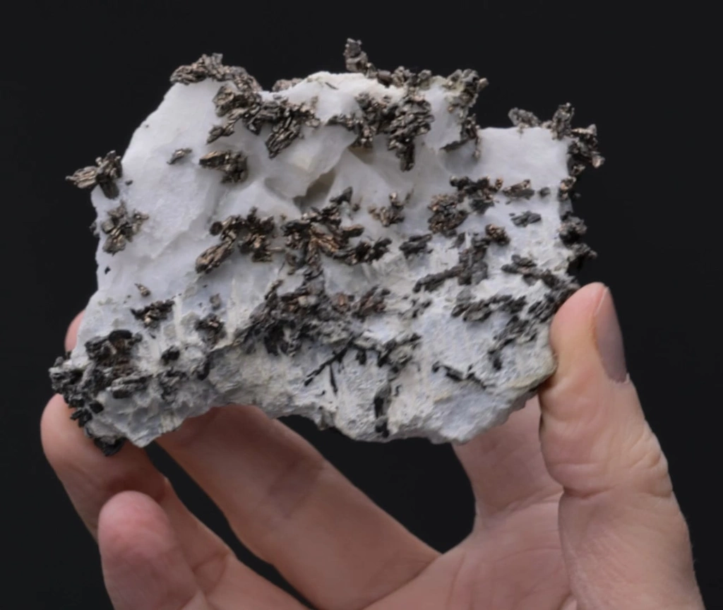 Dyscrasite from Bouismas, Drâa-Tafilalet Region, Morocco - image 1