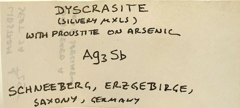 Dyscrasite on Arsenic - image 3