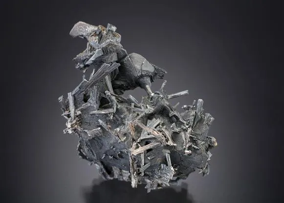 Dyscrasite on NATIVE Arsenic - image 1