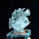 Dyscrasite Silver on Calcite from Maroc, Région Drâa-Tafilalet, Mine Bou Azzer, Bou Azzer - image 4