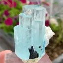 Eceptional Stepwise Blue Aquamarine Crystals Bunch from Pakistan - image 3