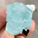 Eceptional Stepwise Blue Aquamarine Crystals Bunch from Pakistan - image 9