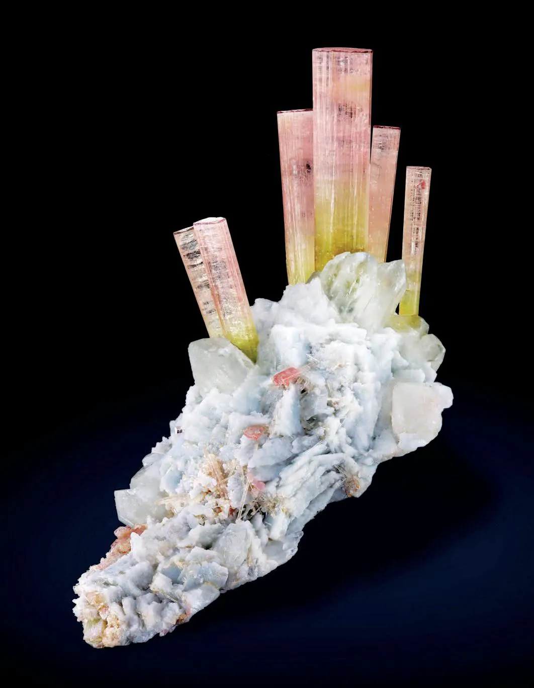 Elbaite, Albite, Quartz - image 1