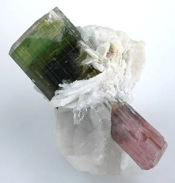 Elbaite, Albite, Quartz image