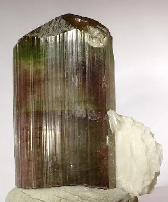 Elbaite, Albite (Var: Cleavelandite) image