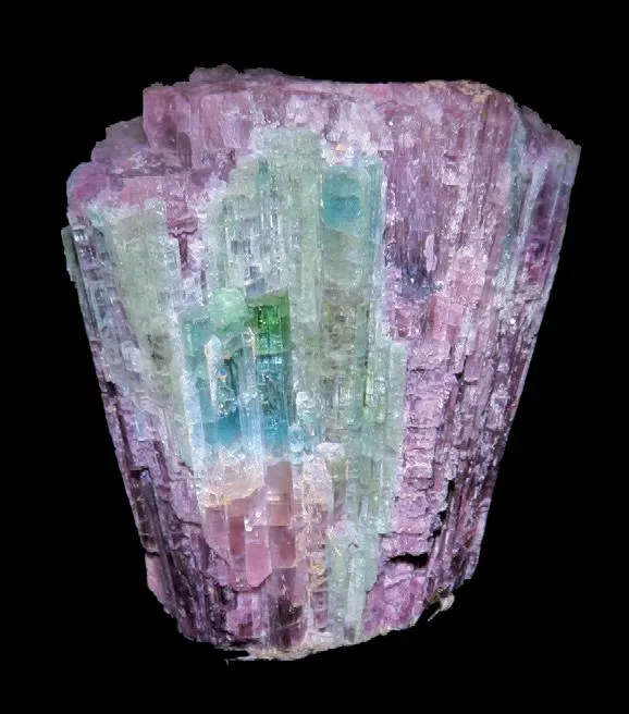 Elbaite; Almandine image