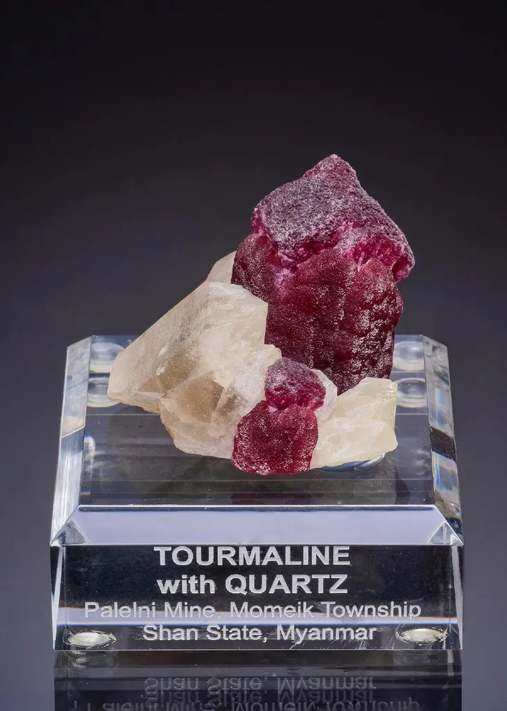 Elbaite and Quartz image