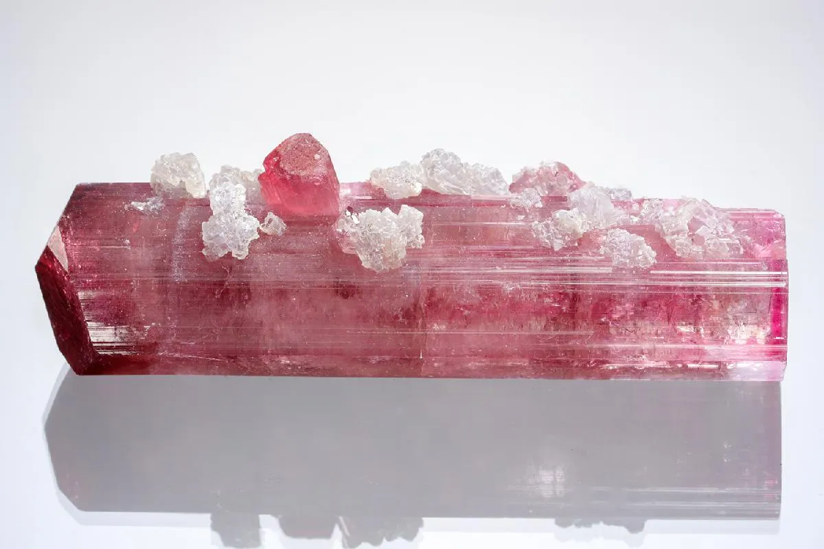 Elbaite (Double Terminated) with Lepidolite - image 1
