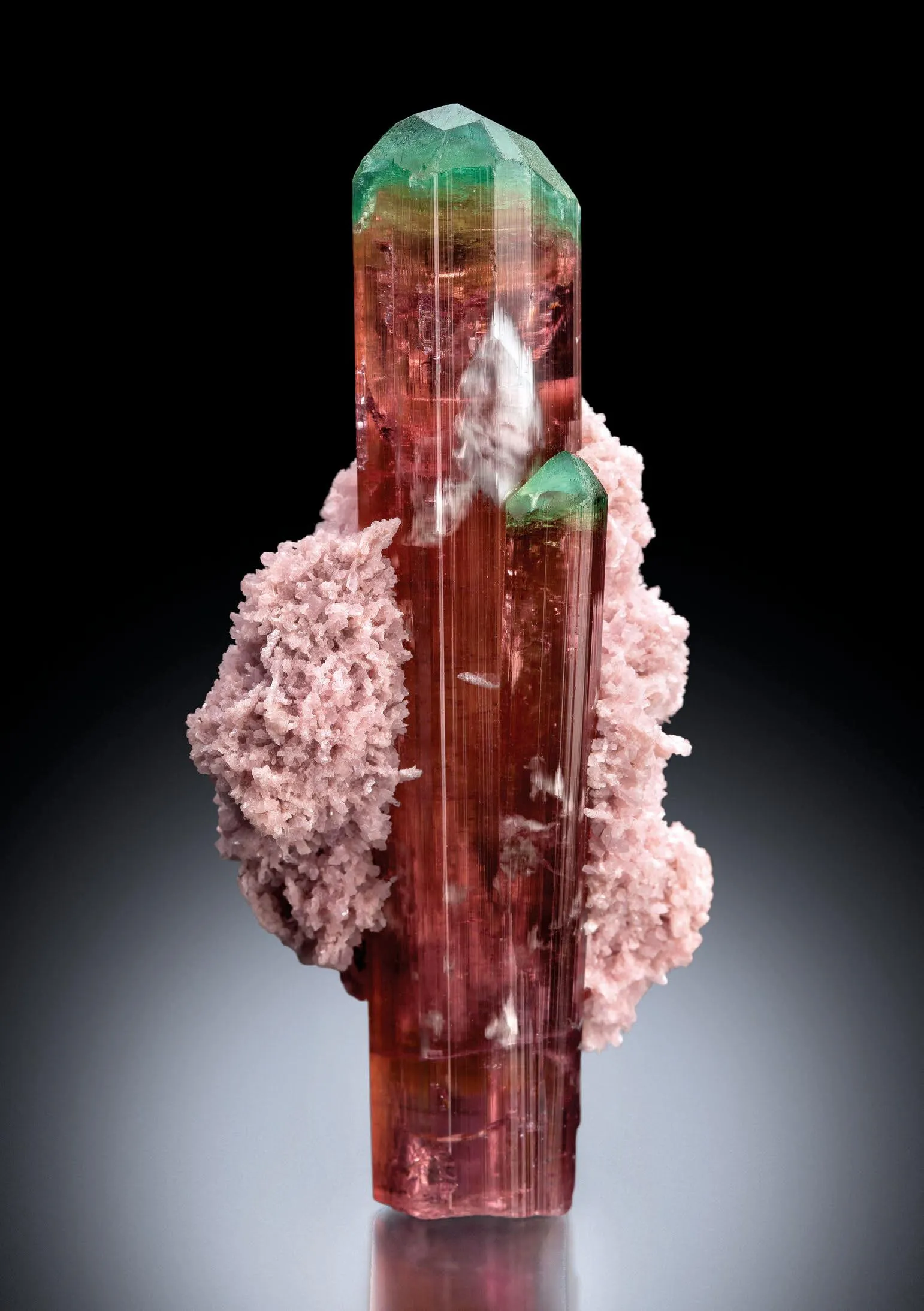 Elbaite, Feldspar - image 1