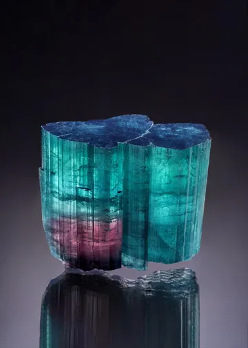 Elbaite from Barra do Salinas District, Coronel Murta, Minas Gerais, Brazil