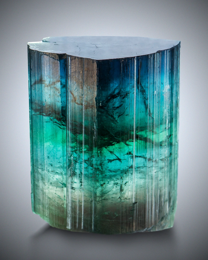 Elbaïte from Brésil, Minas Gerais, São José da Safira, Mine Aricanga image
