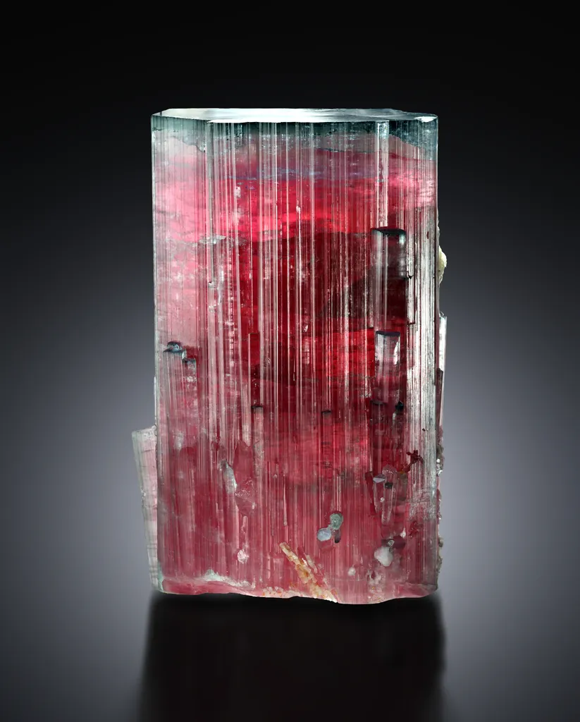Elbaite from USA, California, San Diego County, Pala Mining District, Tourmaline Queen Mine