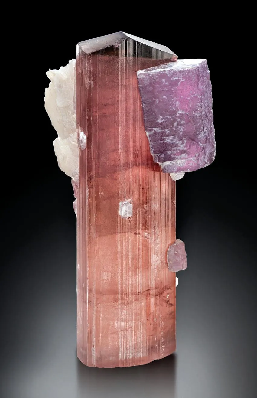 Elbaite, Lepidolite, Albite - image 1