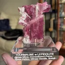 Elbaite, Lepidolite, Tourmaline from Brazil, Minas Gerais, Conselheiro Pena, Jonas Mine - image 1