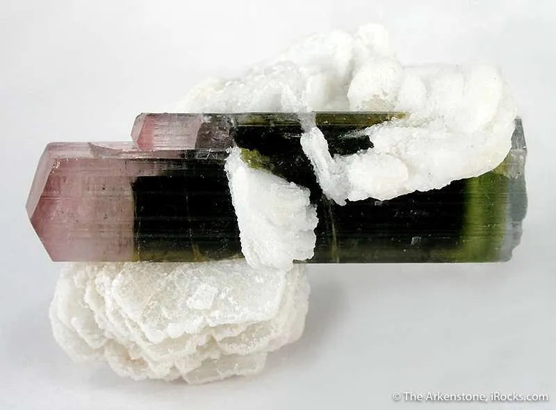 Elbaite on Albite - image 2