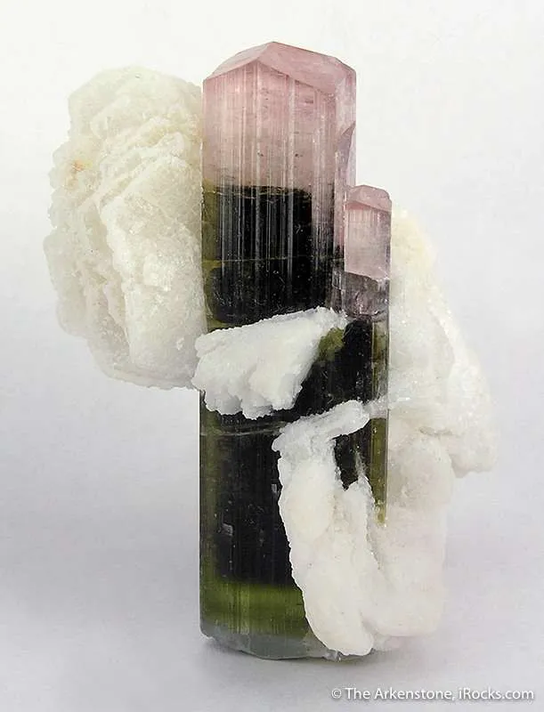 Elbaite on Albite - image 1