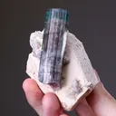 Elbaite on Feldspar - image 2