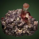 Elbaite on Lepidolite (repaired) - image 3