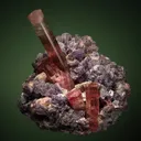 Elbaite on Lepidolite (repaired) - image 4