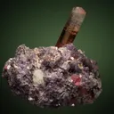 Elbaite on Lepidolite (repaired) - image 2