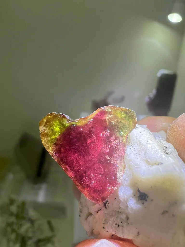 Elbaite on Matrix from Barra do Salinas with Custom Stand - 10038 - image 5