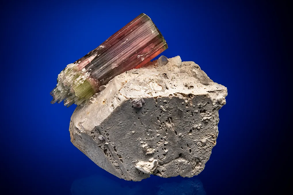 Elbaite on Microcline image