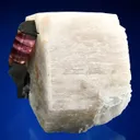 Elbaite on Microcline (Manebach twin) - image 4
