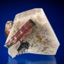 Elbaite on Microcline (Manebach twin) - image 1