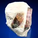 Elbaite on Microcline (Manebach twin) - image 2