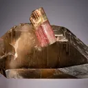 Elbaite on Quartz - image 1