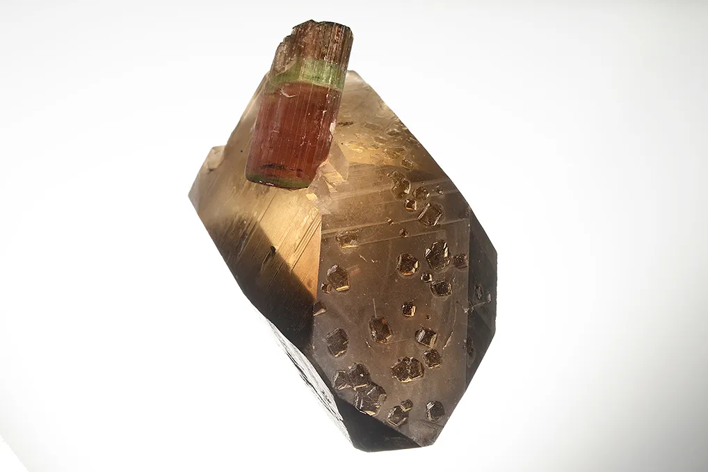 Elbaite on Quartz - image 4