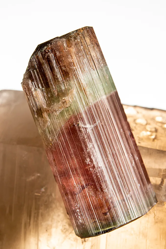 Elbaite on Quartz - image 2
